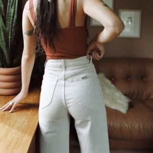 ROLLA'S Cream Wide Leg Pants